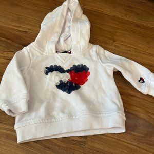 Tommy Hilfiger Baby Girl Hoodie For 3/6 Months